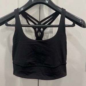 Lululemon Women's S Black Sports Bra Soulcycle